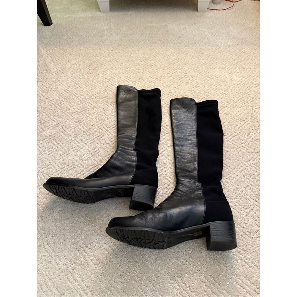 Stuart Weitzman Women's Half N' Half Low Heel Boots